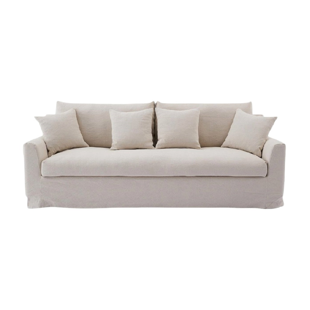 Sofa for living room in fabric upholstery - 230 x 100 x 85