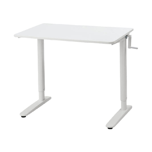 Adjustable Height Desk for Home Office in Metal and MDF - 120 x 60 x 75