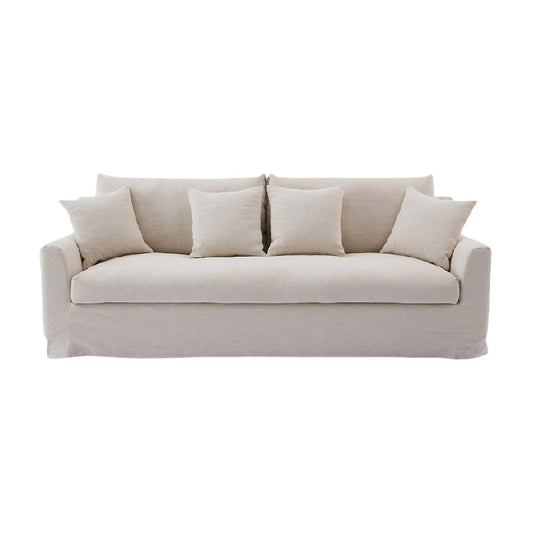 Sofa for living room in fabric upholstery - 230 x 100 x 85